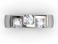White gold diamond rings MW54 birds eye view