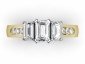 Birds eye view engagement rings MY60