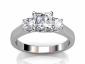 trilogy platinum rings MP53 raised view 
