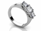 princess cut diamond trilogy rings MP62 profile image