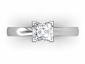 Womans engagement ring SWP52 birds eye view