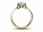 solitaire rings SYR18 through finger view
