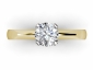 Diamond solitaire rings SYR65 birds eye view 