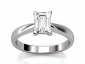 Emerald engagement rings SPAF07 raised view