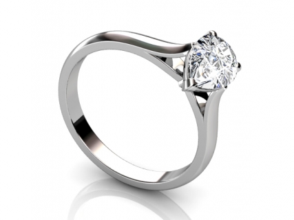3D View engagement rings SPAF03