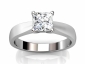 Diamond Solitaire ring SPP37 raised view