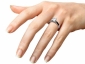 Engagement ring SPP40  on finger image 