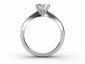 diamond engagement rings SPR69 through finger view