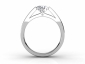 diamond rings SPR72through finger view