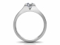 multiple diamond solitaire ring SAPA29 through finger view