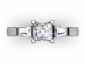 Platinum SAPA49 Tilogy Ring Birds eye view 